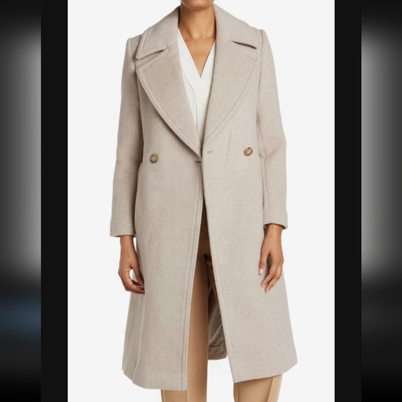 Club Monaco Daylina Almond Trench Coat Jacket - Picture 11 of 11